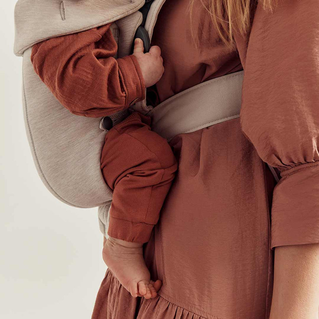 BabyBjorn Mini Baby Carrier - 3D Jersey - Light Beige
