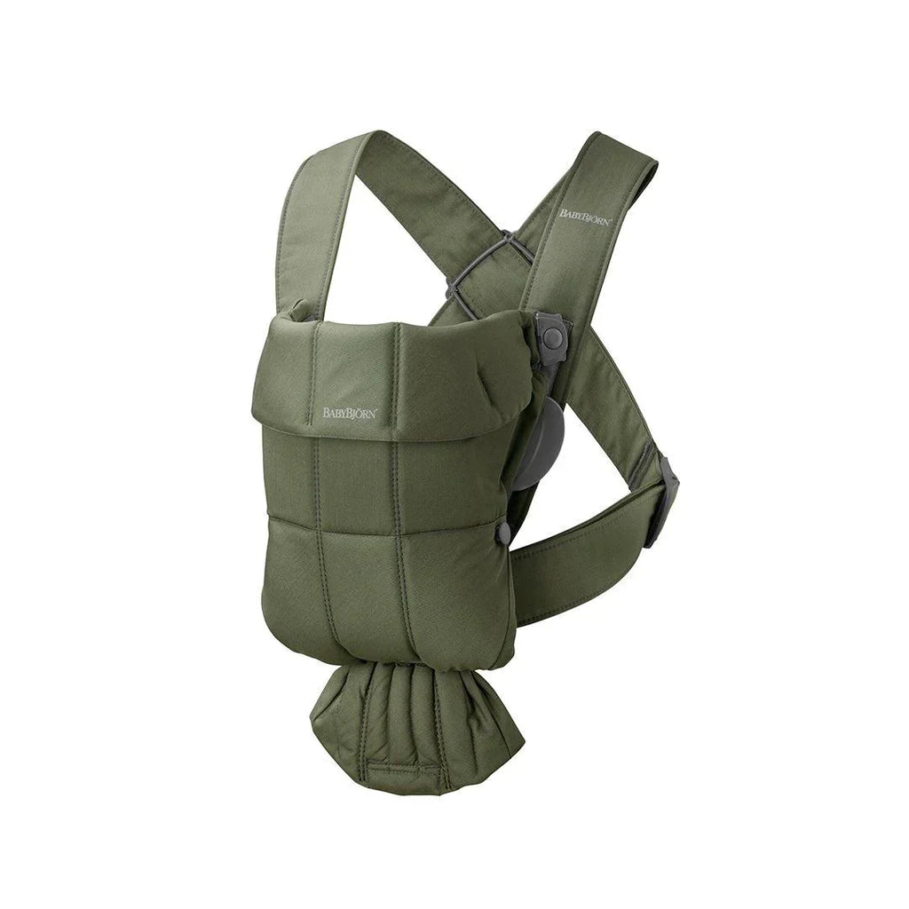 BabyBjorn Mini Baby Carrier - Woven - Dark Green