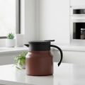BrewMate – Insulated Teapot with Stainless Steel Strainer & Ceramic for Hot or Cold Tea