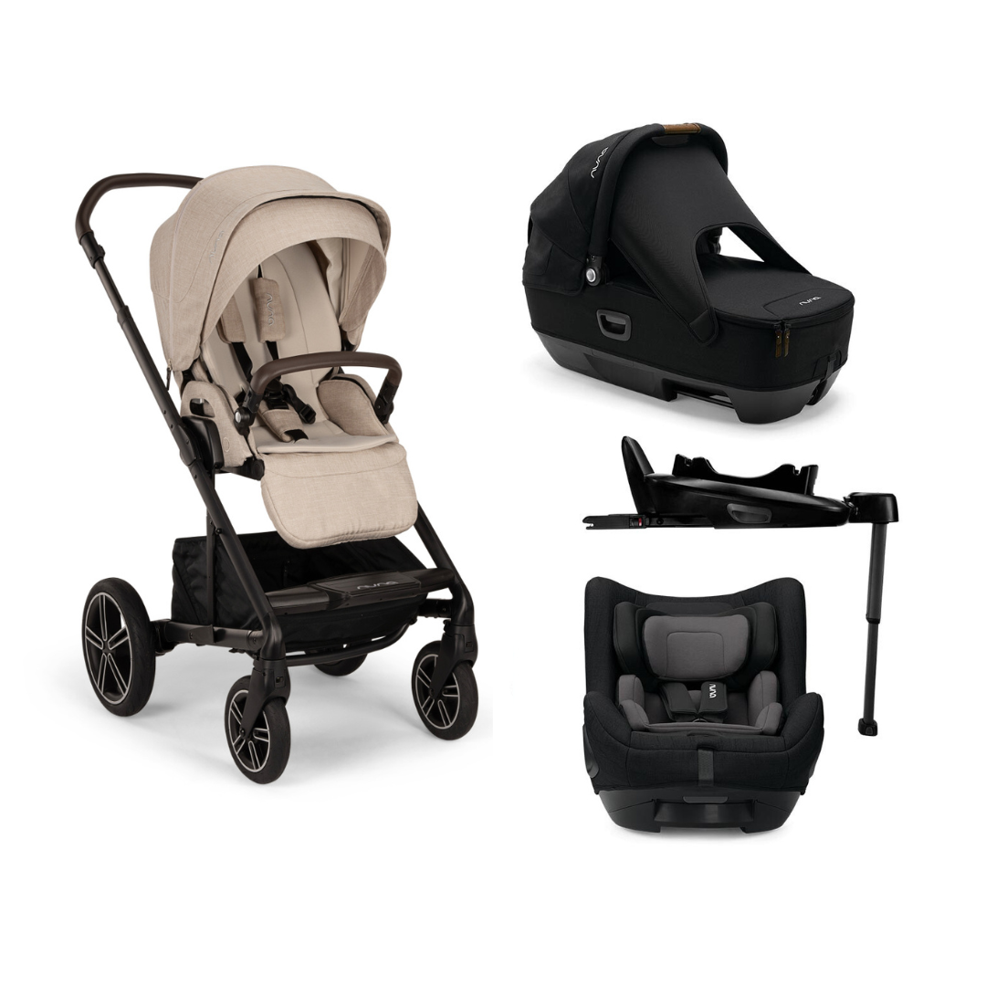 Nuna MIXX Next Generation CARI Bundle | Biscotti