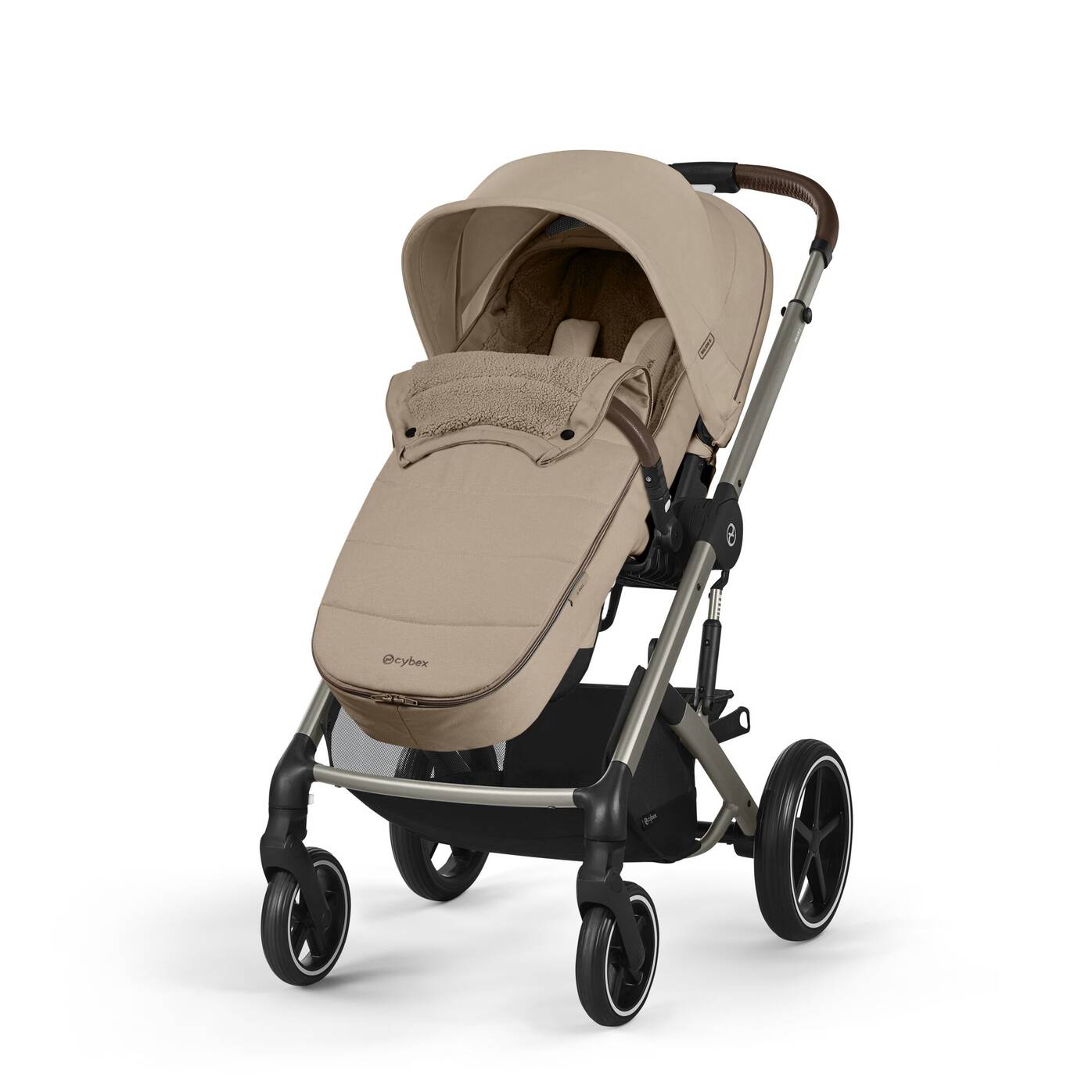 Cybex Balios S Lux Essentials Bundle - Almond Beige | Taupe (2024)
