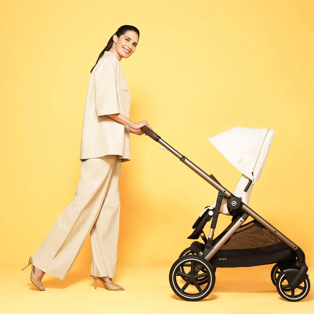 Cybex Gazelle S Double Pushchair (2023) - Seashell Beige - Taupe