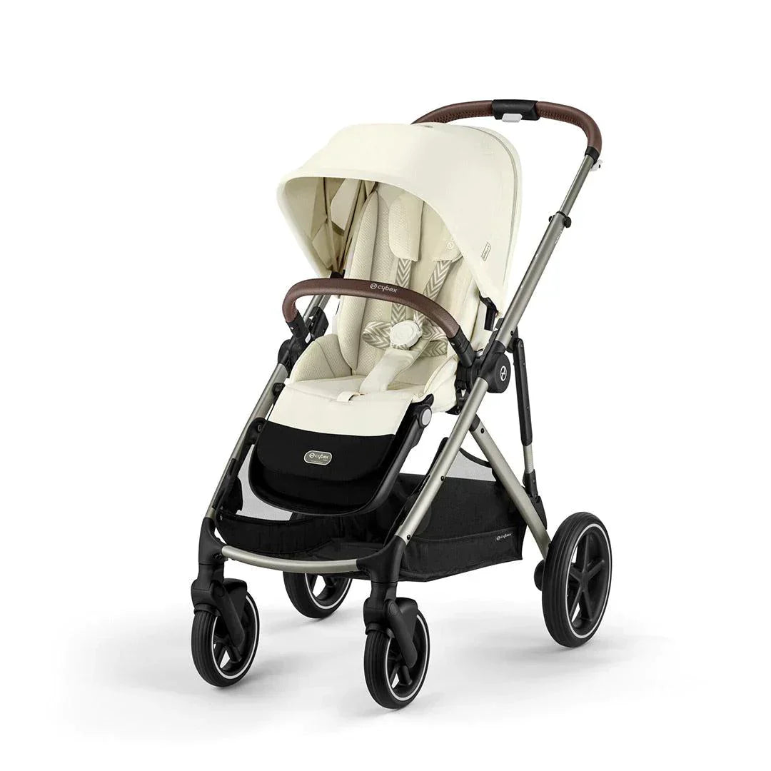 Cybex Gazelle S Double Pushchair (2023) - Seashell Beige - Taupe
