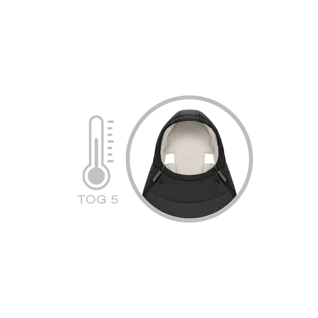Cybex Platinum Footmuff - Sepia Black (2023)