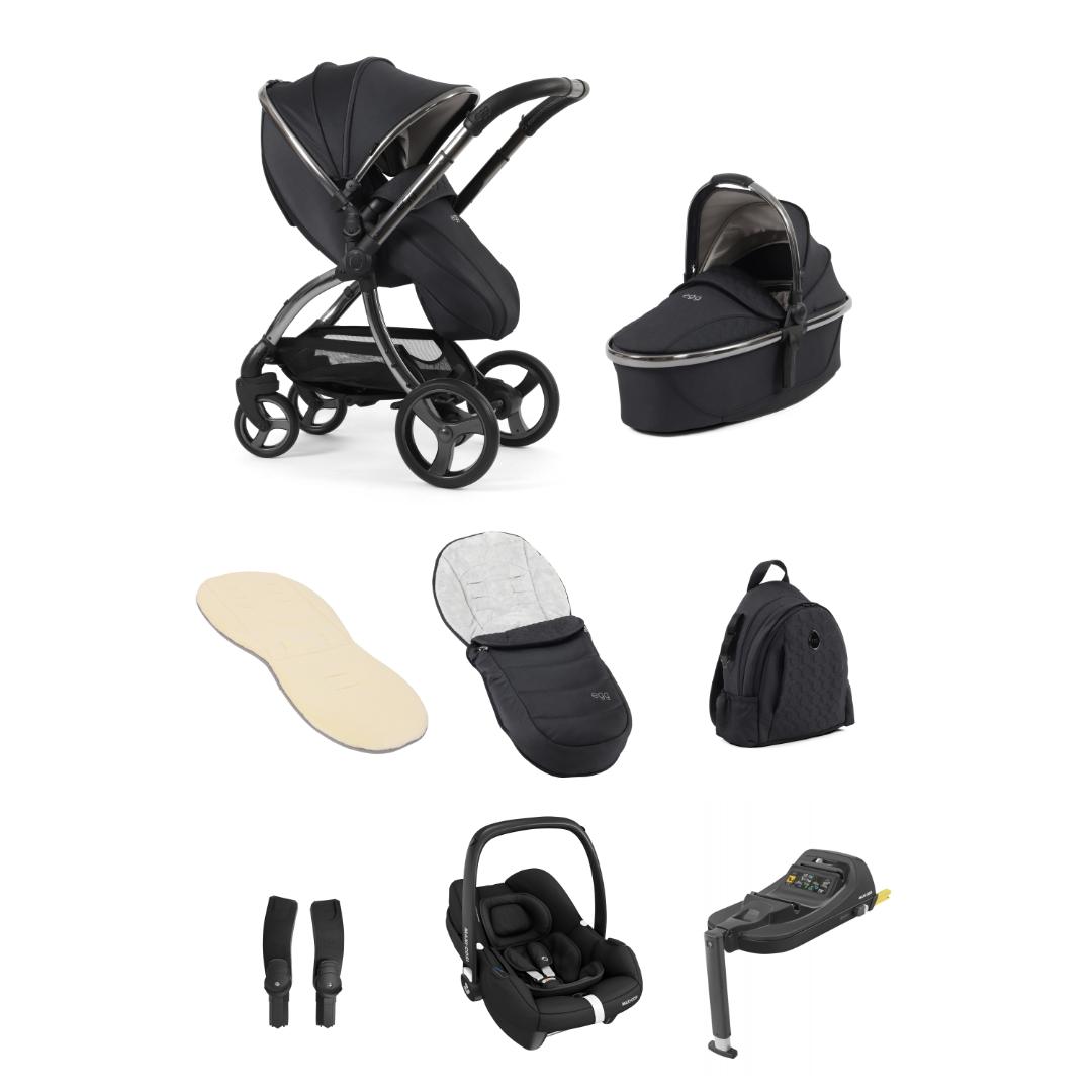 Egg3 Maxi-Cosi Cabriofix Bundle - Carbonite