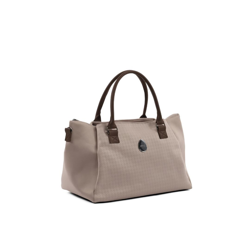Egg 3 Overnight Bag - Houndstooth Almond