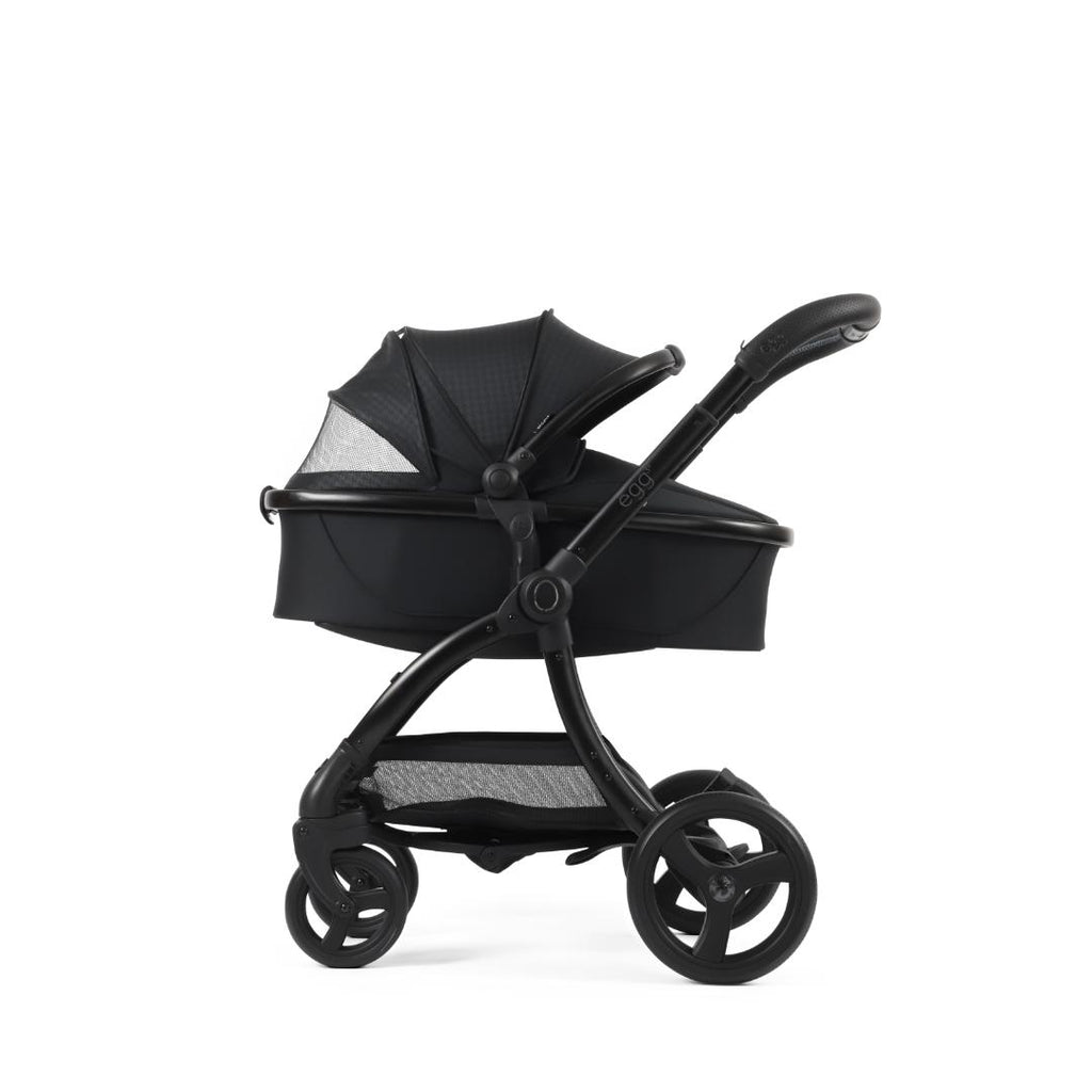 Egg3 Pushchair & Carrycot - Special Edition Houndstooth Black