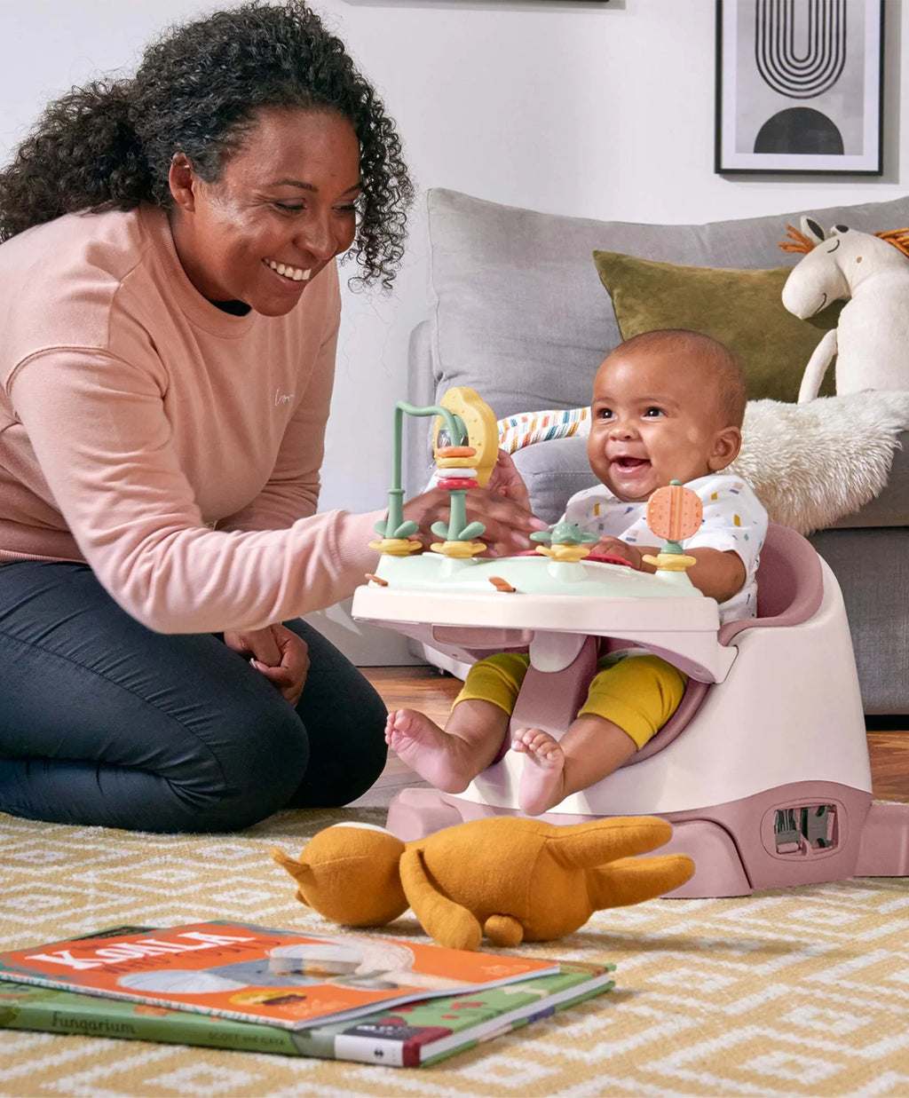 Mamas & Papas Baby Bug & Activity Tray - Blossom