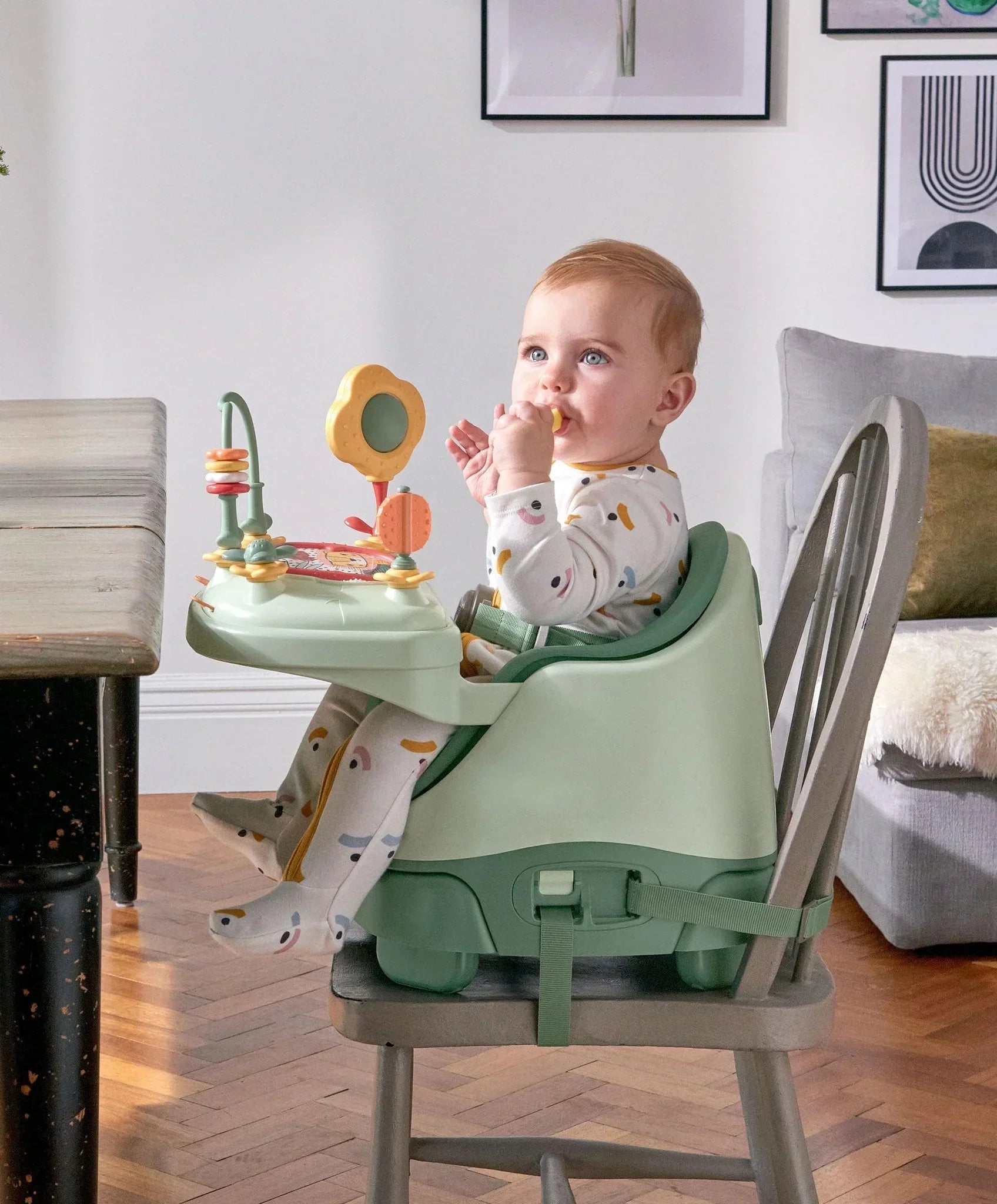 Mamas & Papas Baby Bug & Activity Tray - Eucalyptus