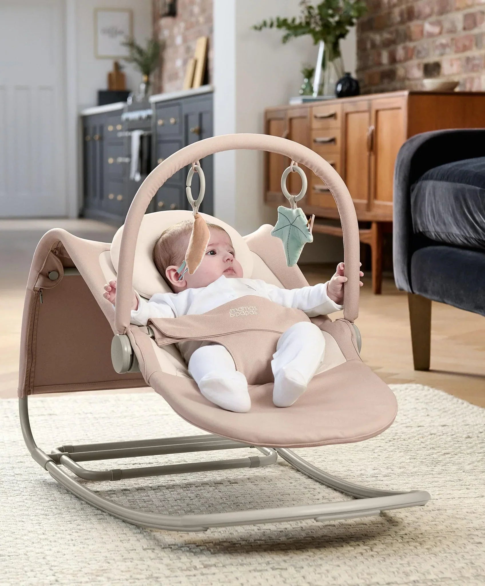 Mamas & Papas 3-in-1 Tempo Rocker/Bouncer - Blush
