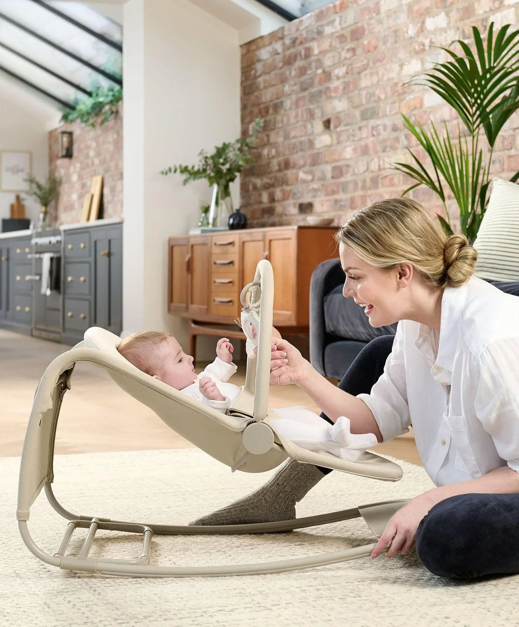 Mamas & Papas 3-in-1 Tempo Rocker/Bouncer - Sand