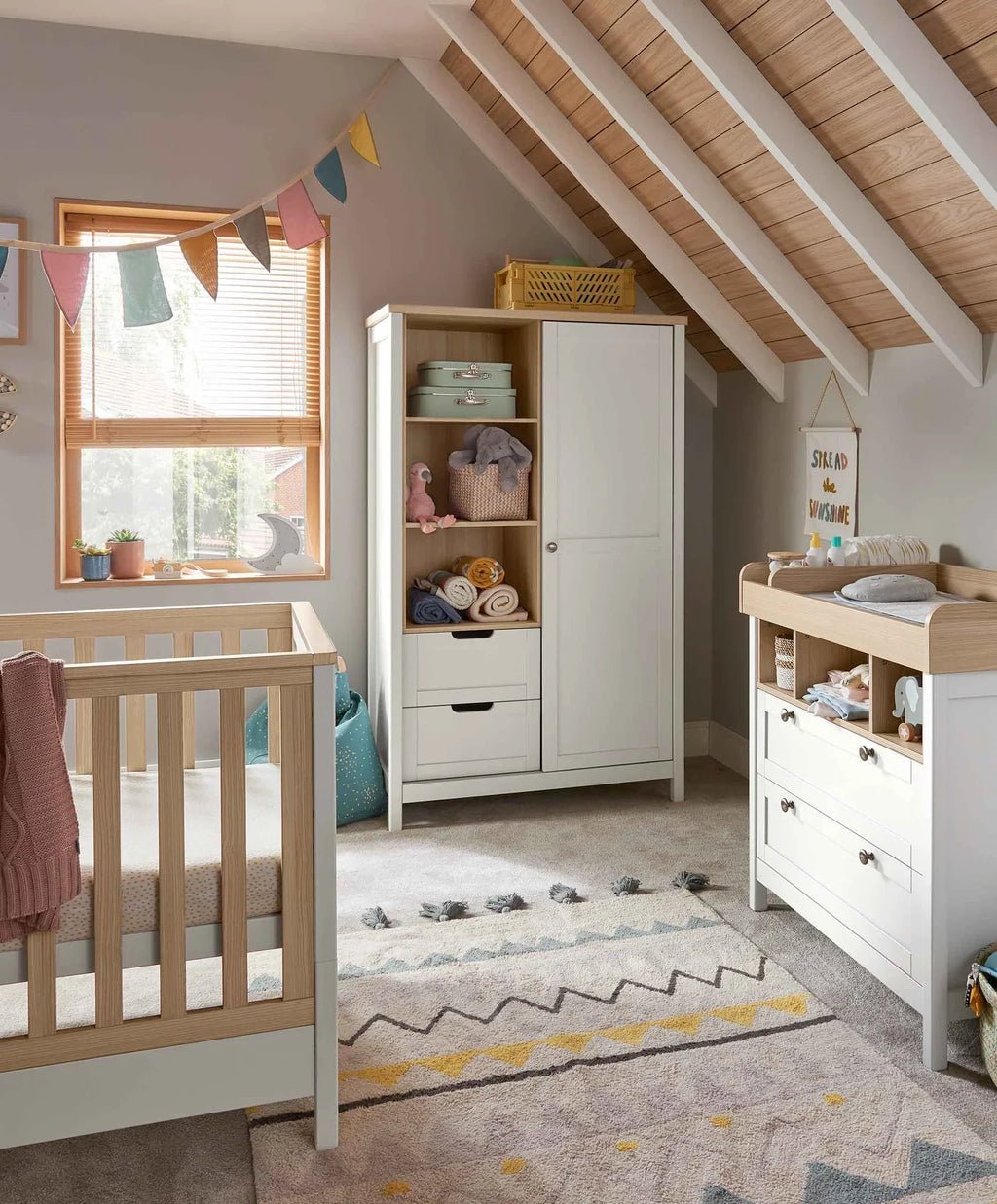 Mamas & Papas Harwell 3 Piece Furniture Set - White