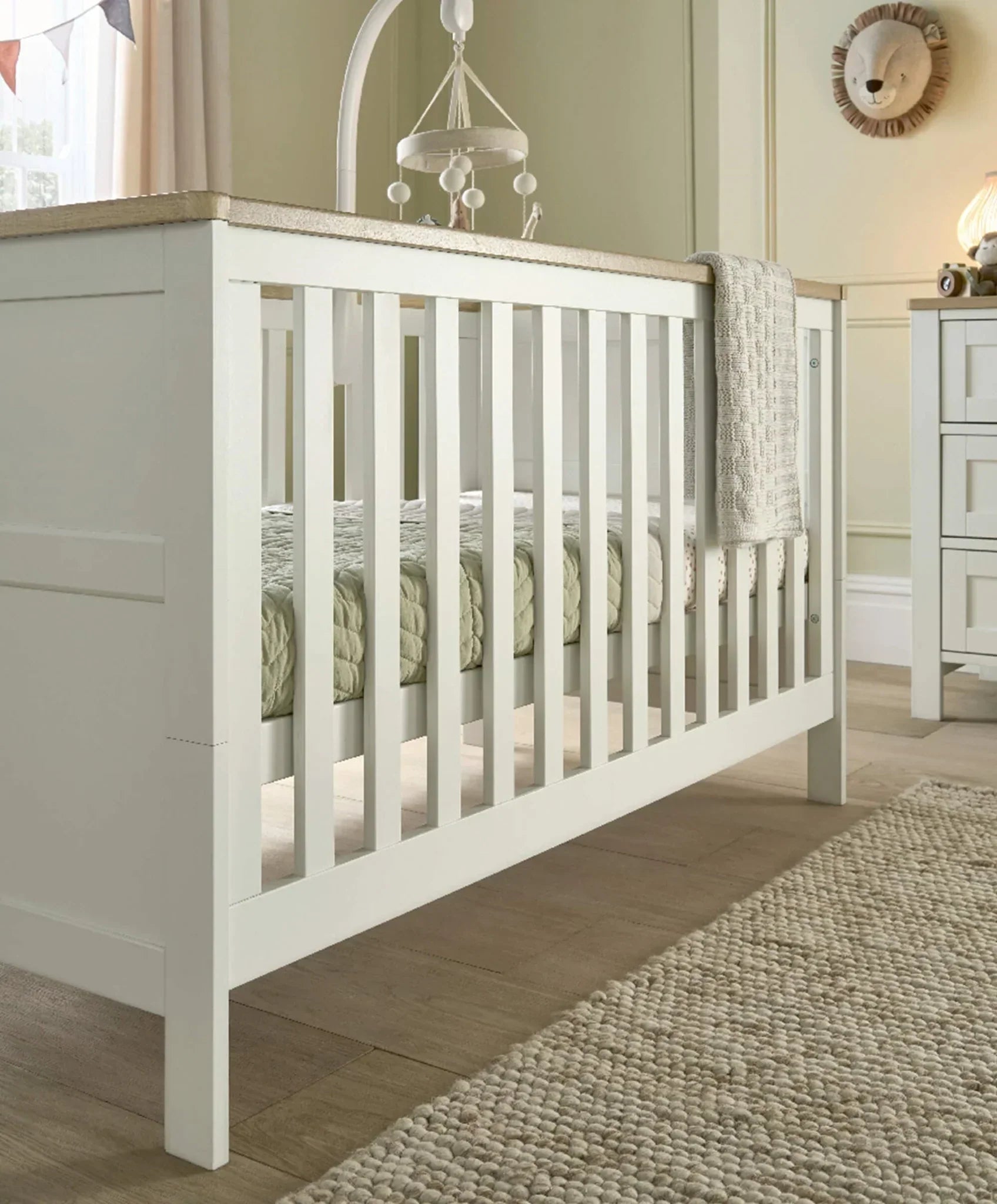 Mamas & Papas Wedmore 3 Piece Furniture Set - White/Natural