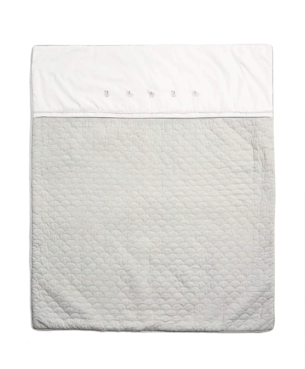 Mamas & Papas Welcome To The World Quilt - Elephant Grey