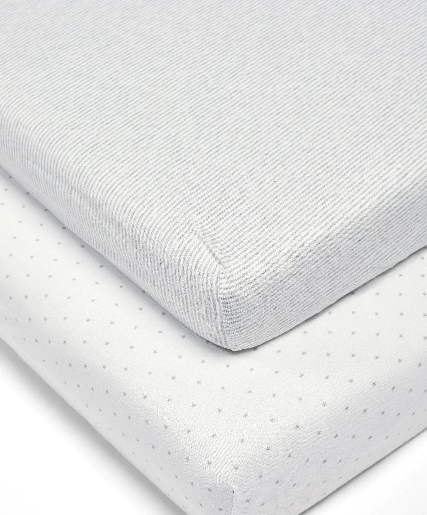 Mamas & Papas Welcome to the World 2 Pack Fitted Sheets - Stars & Stripes