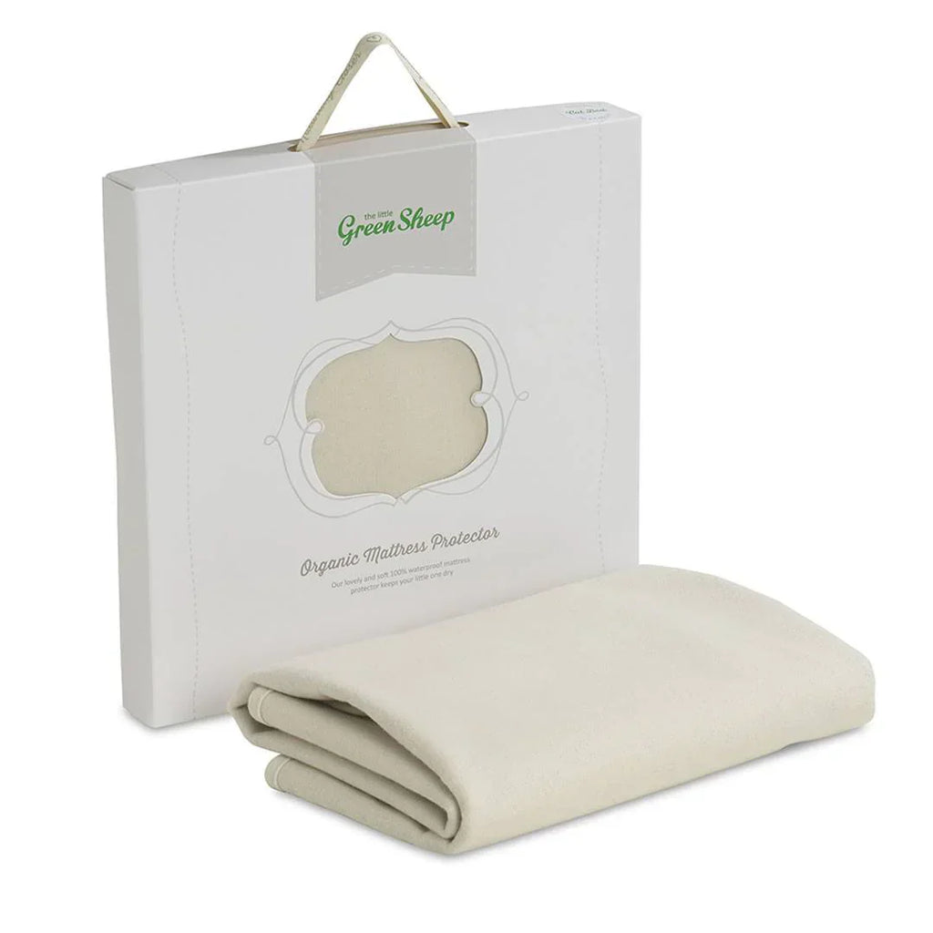 The Little Green Sheep - Organic Mattress Protector - Boori 70x132cm