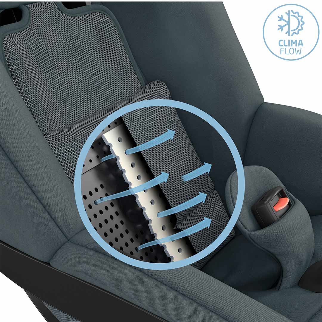 Maxi-Cosi Pearl 360 i-Size Car Seat - Authentic Black (No inlay)
