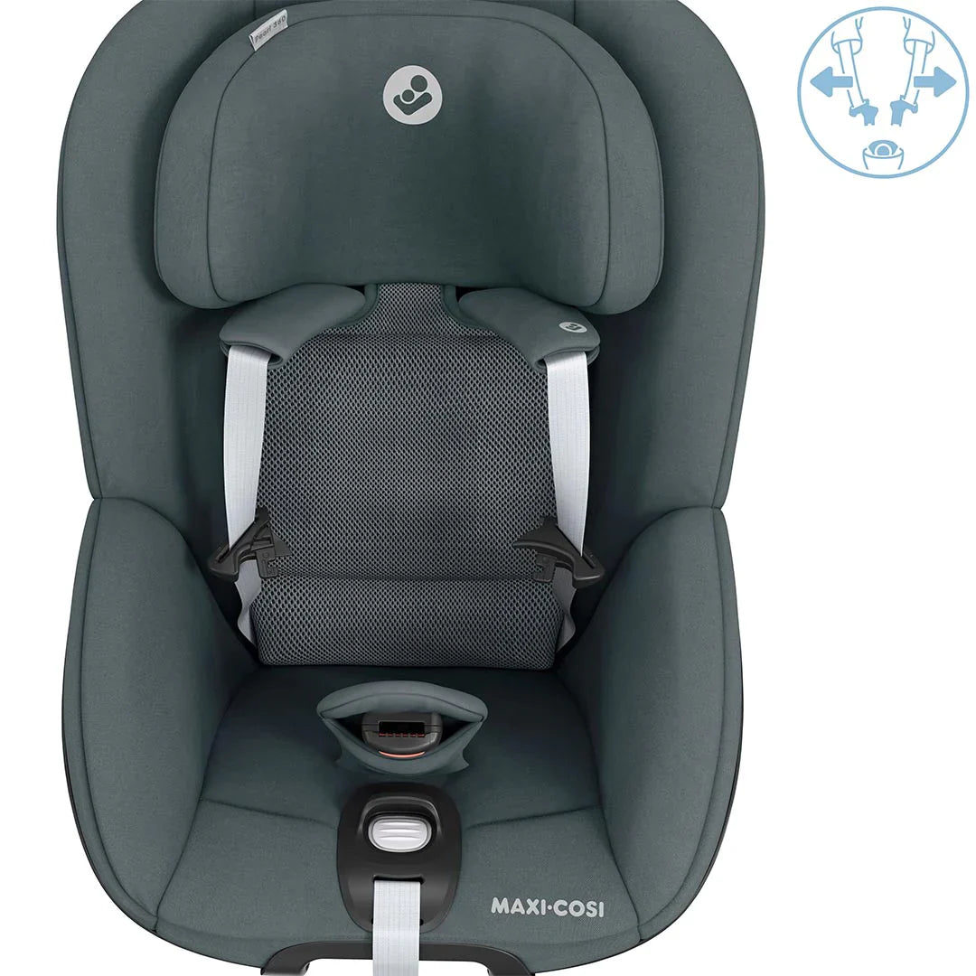 Maxi-Cosi Pearl 360 i-Size Car Seat - Authentic Graphite (No inlay)