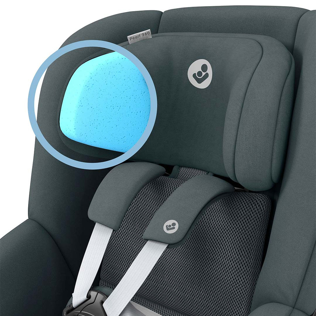 Maxi-Cosi Pearl 360 i-Size Car Seat - Authentic Graphite (No inlay)