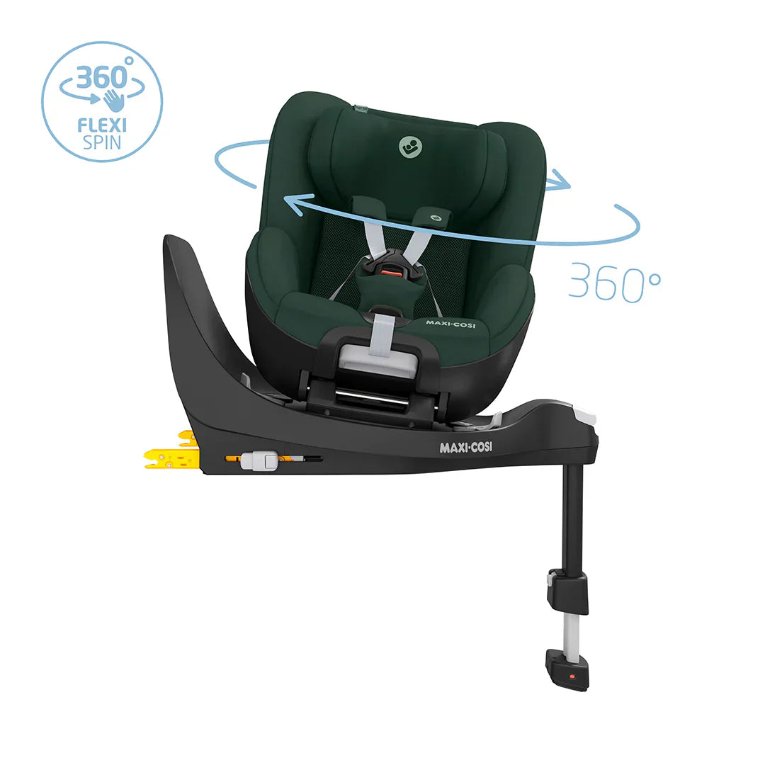 Maxi-Cosi Pearl 360 i-Size Car Seat - Authentic Green (No inlay)