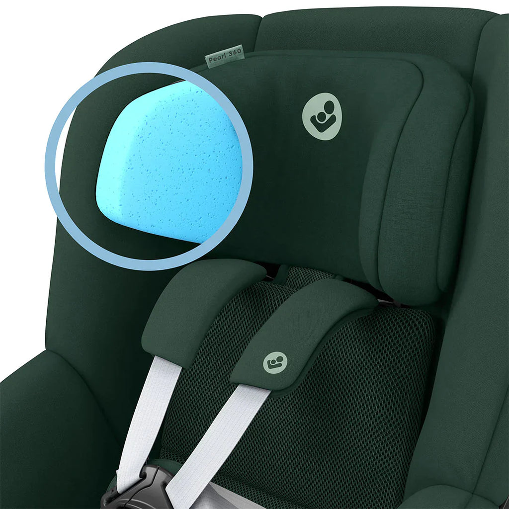 Maxi-Cosi Pearl 360 i-Size Car Seat - Authentic Green (No inlay)