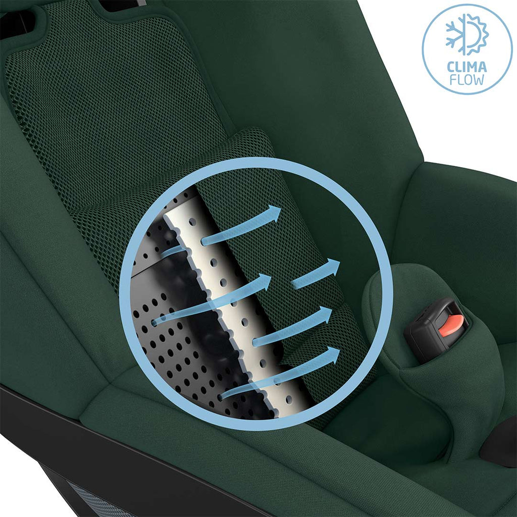 Maxi-Cosi Pearl 360 i-Size Car Seat - Authentic Green (No inlay)