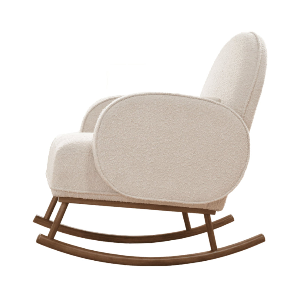 Tutti Bambini Micah Rocking Chair & Footstool - Fresh Cream