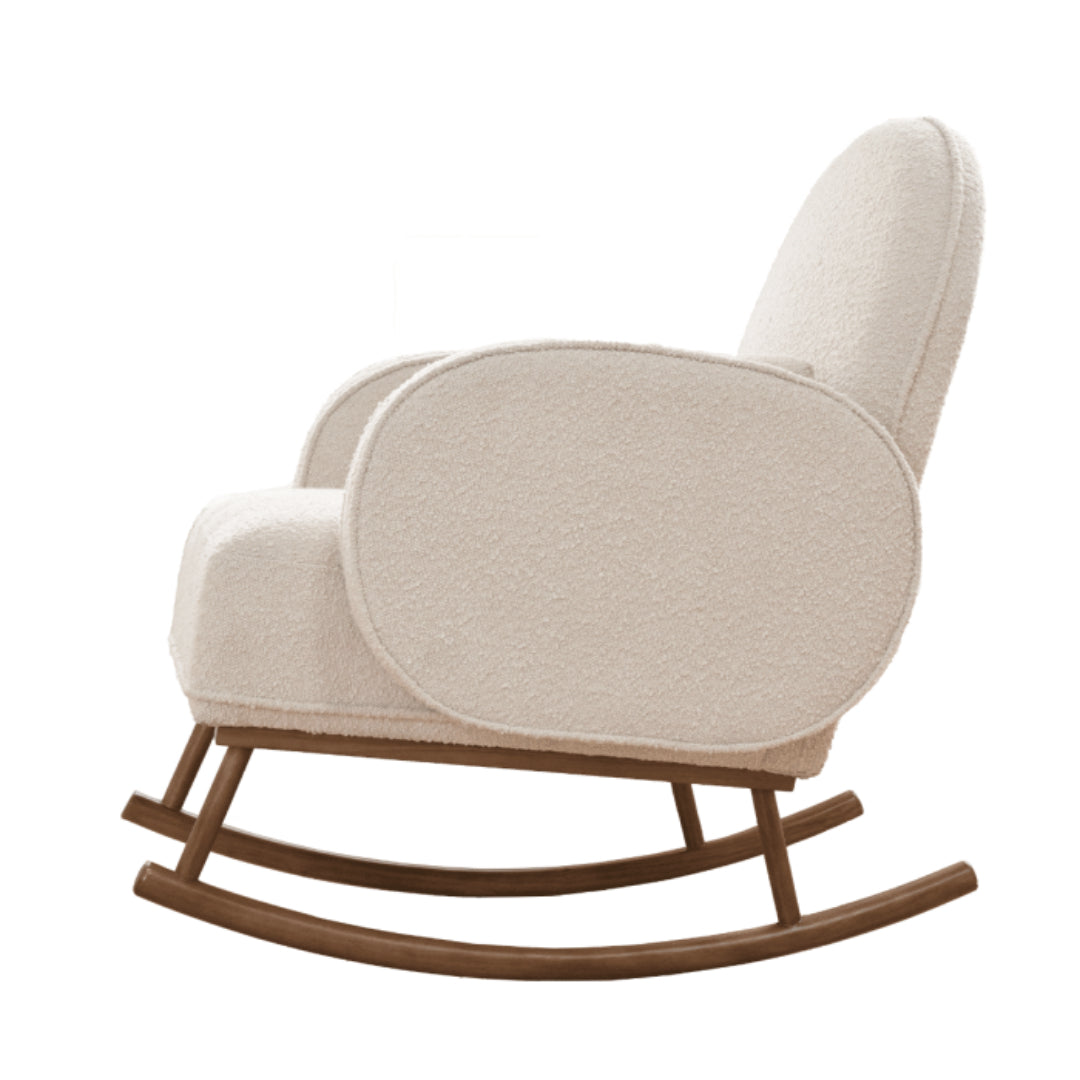 Tutti Bambini Micah Rocking Chair & Footstool - Fresh Cream