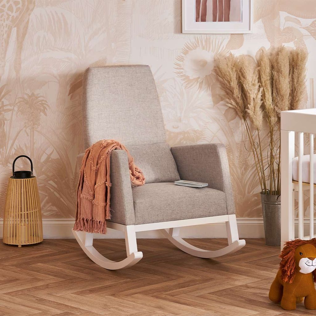 Obaby High Back Rocking Chair – Stone
