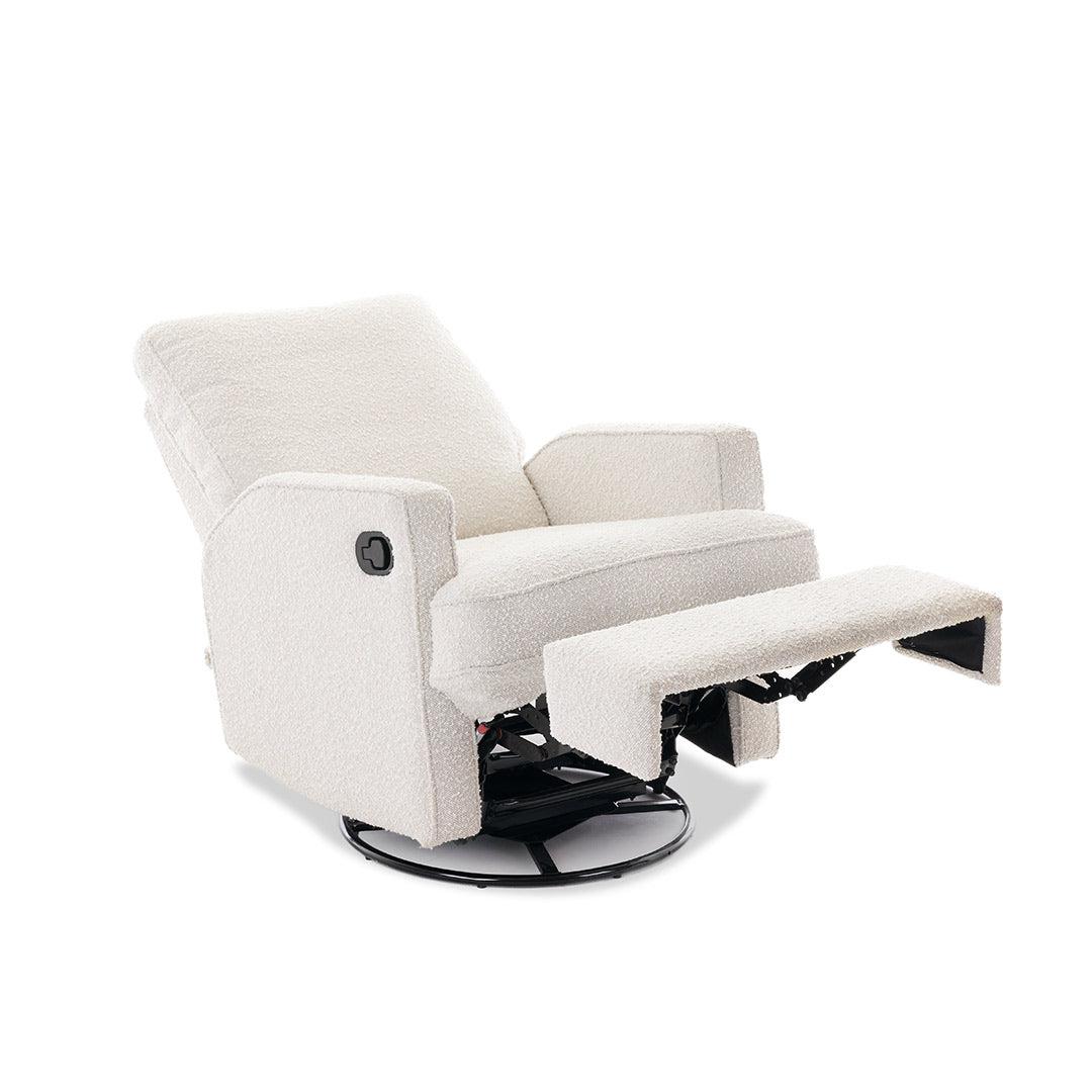 Obaby Madison Swivel Glider Recliner Chair - Bouclé Style