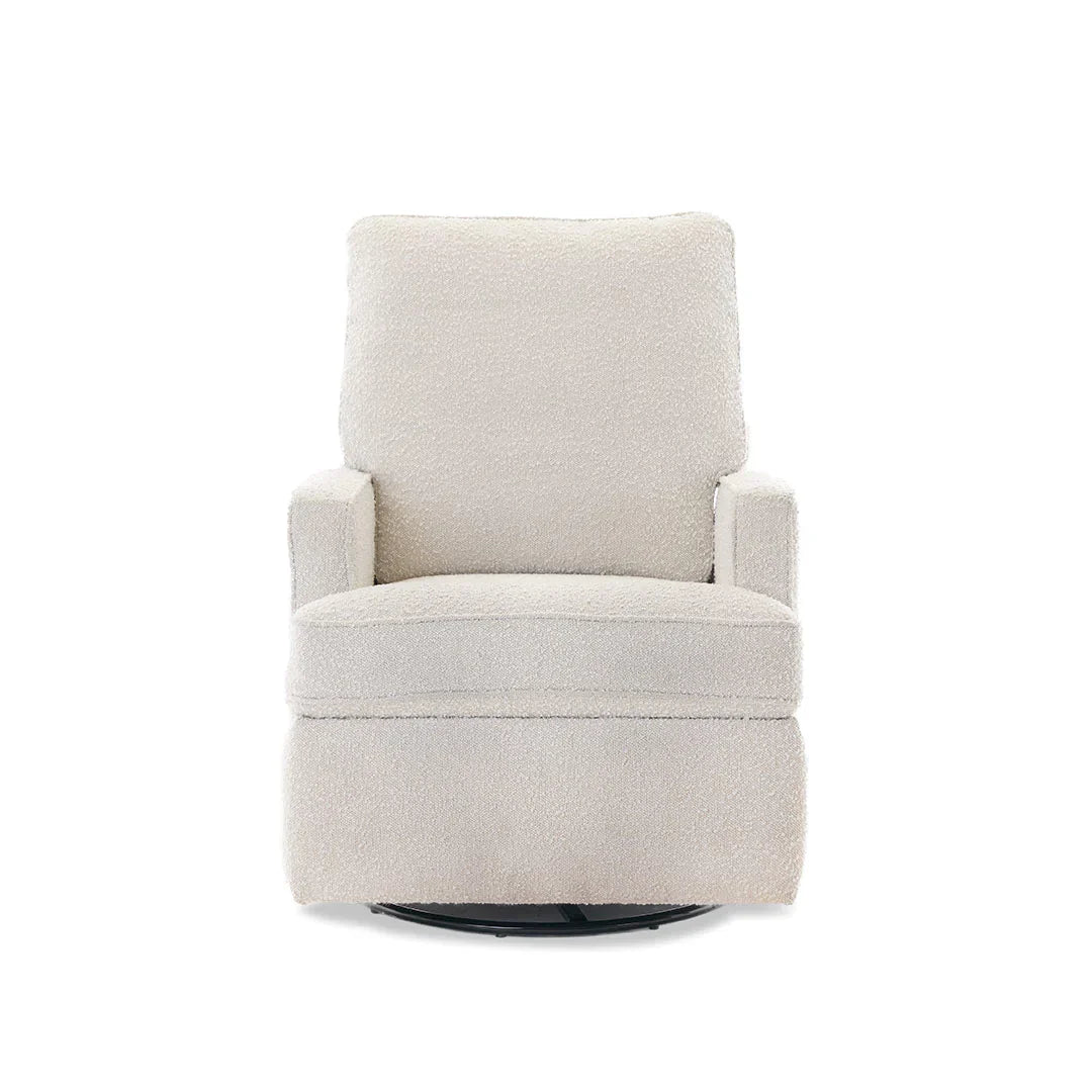 Obaby Madison Swivel Glider Recliner Chair - Bouclé Style