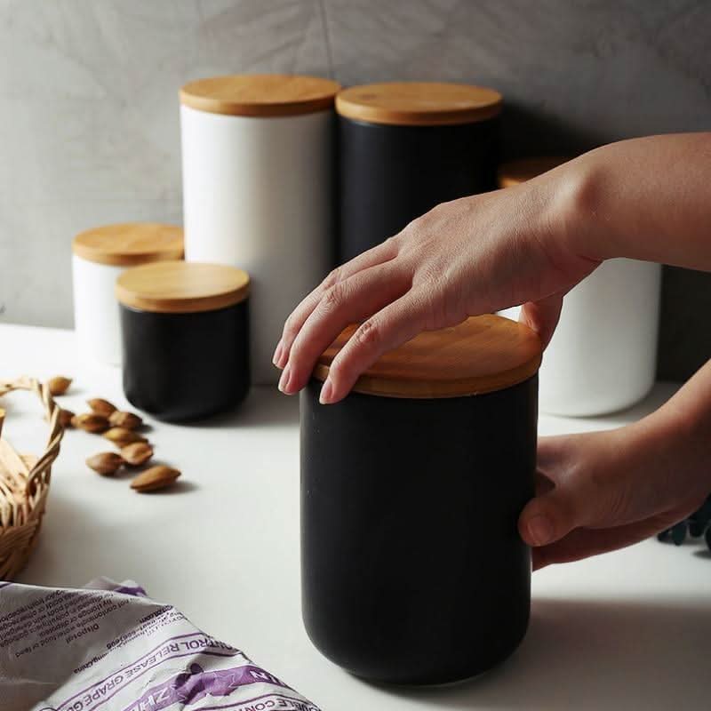 BambooFresh ceramic storage jars - Airtight & stylish for every kitchen