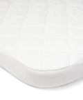Mamas & Papas Lua Bedside Crib Mattress Protector - White