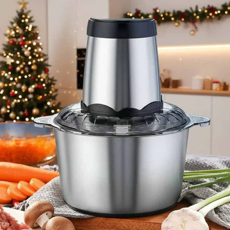 SLICONIQ – 2L Food Chopper with 300W Motor & 4D Stainless Steel Blades for Fast, Even Results