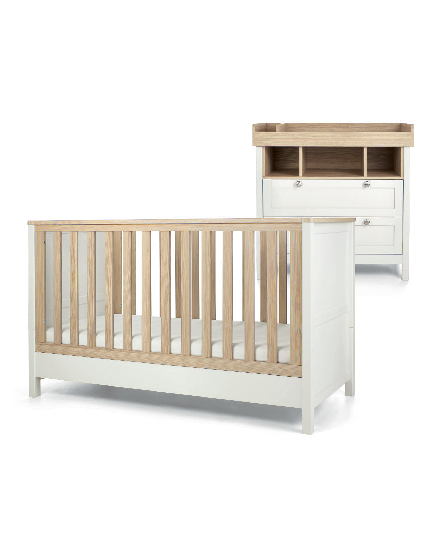 Mamas & Papas Harwell 2 Piece Furniture Set - White