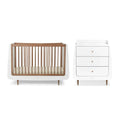 Snuzkot 2 Piece Nursery Furniture Set - The Natural Edit - Walnut