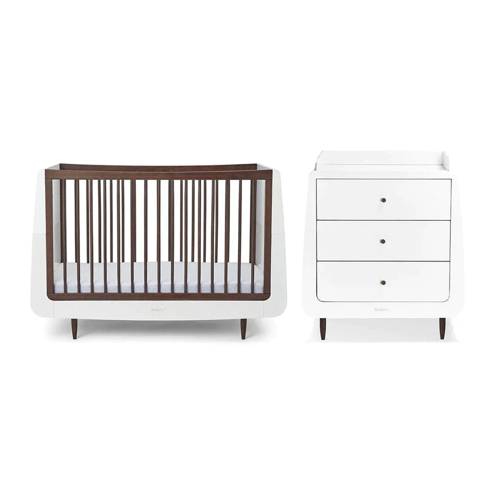 Snuzkot 2 Piece Nursery Furniture Set - The Natural Edit - Ebony