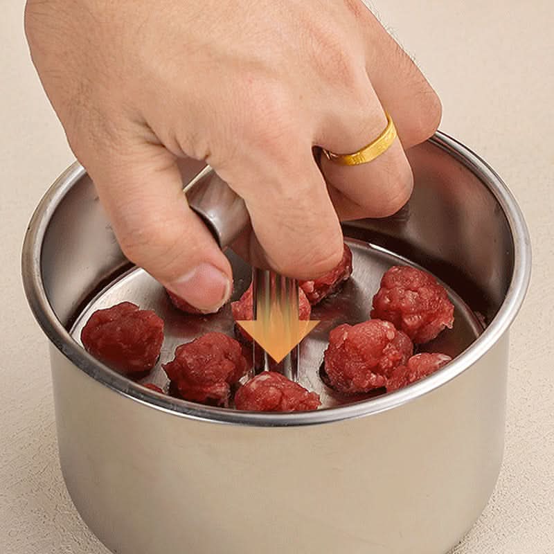 MeatMaster stainless steel meatball mould - Uniform & practical for every kitchen