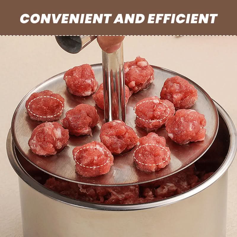 MeatMaster stainless steel meatball mould - Uniform & practical for every kitchen