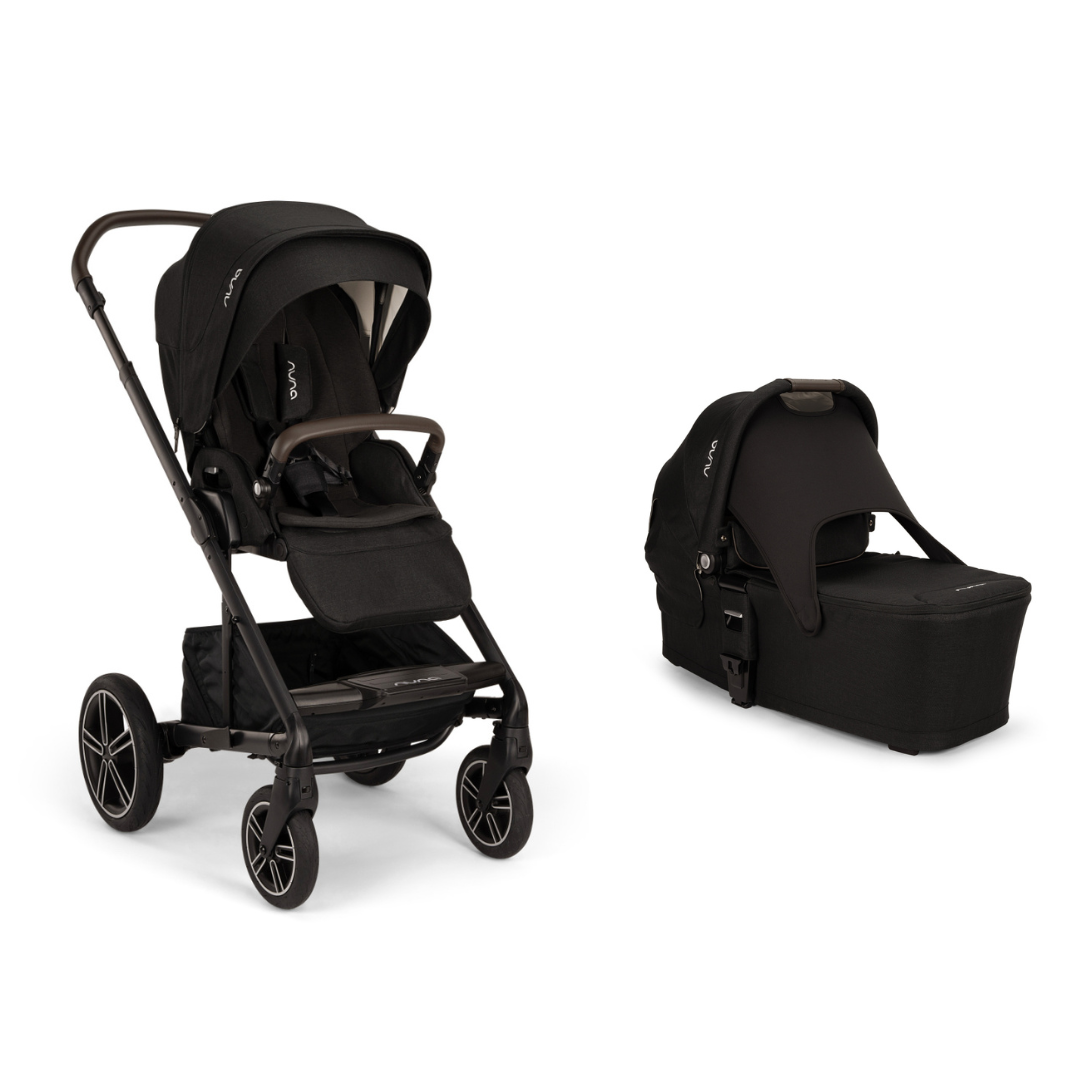 Nuna MIXX Next Stroller & Carrycot | Caviar