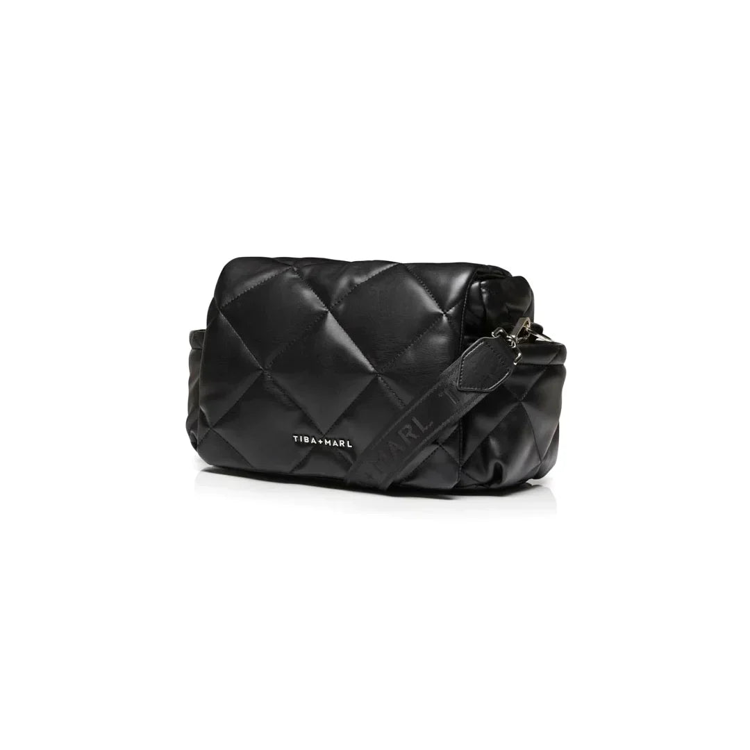 Tiba + Marl Nova Eco Compact Quilted Changing Bag | Black