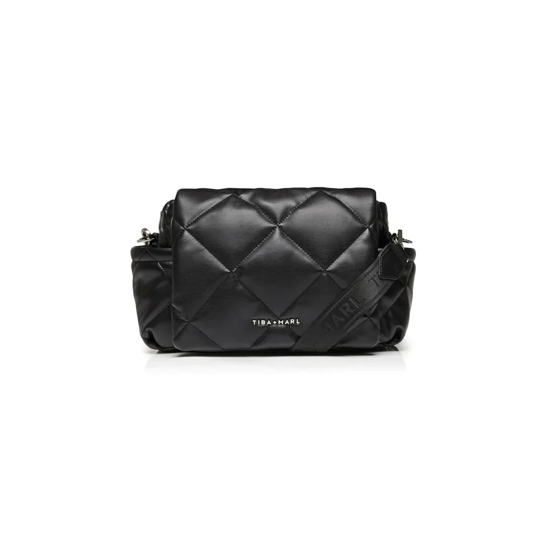 Tiba + Marl Nova Eco Compact Quilted Changing Bag | Black
