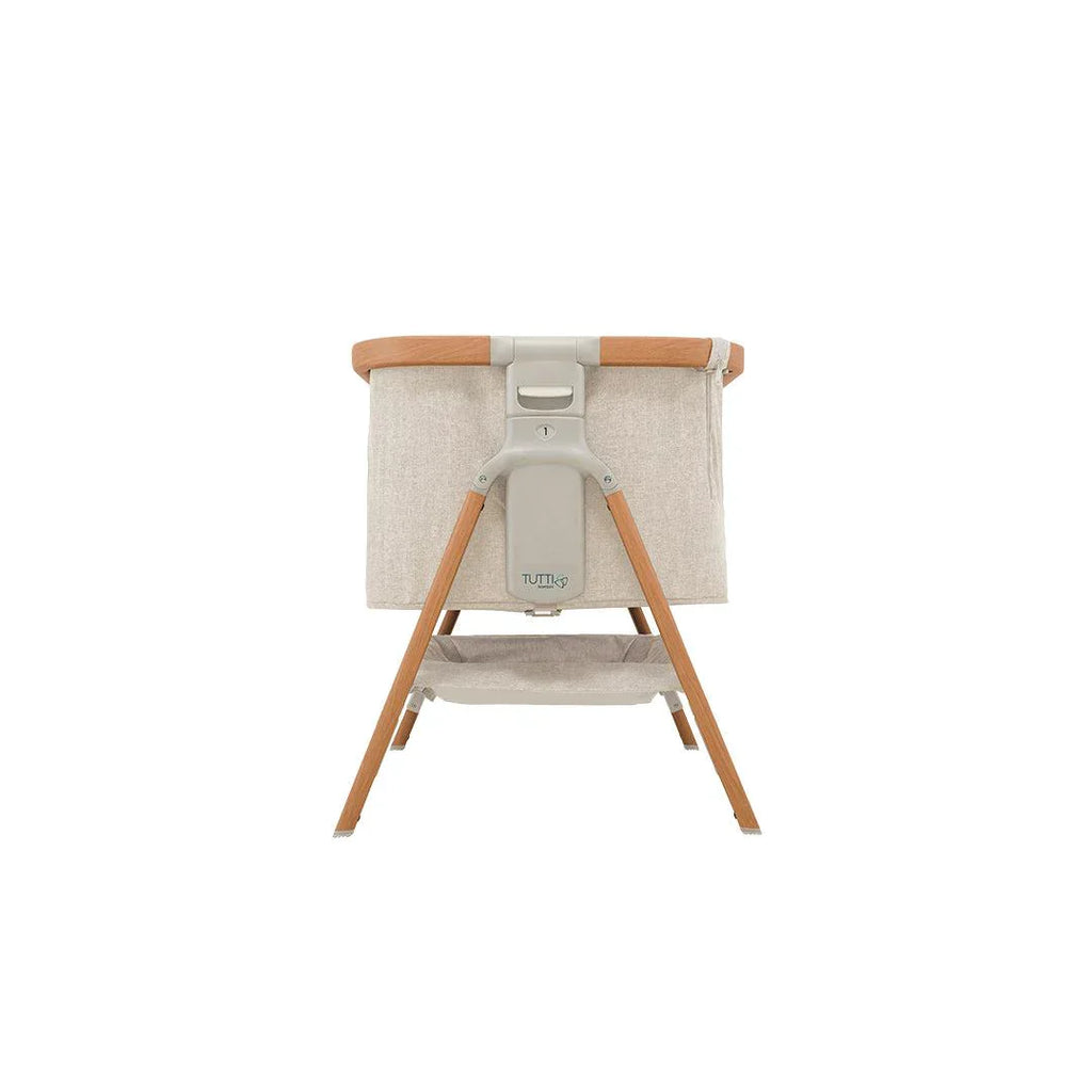 Tutti Bambini CoZee Bedside Crib - Walnut & Ecru