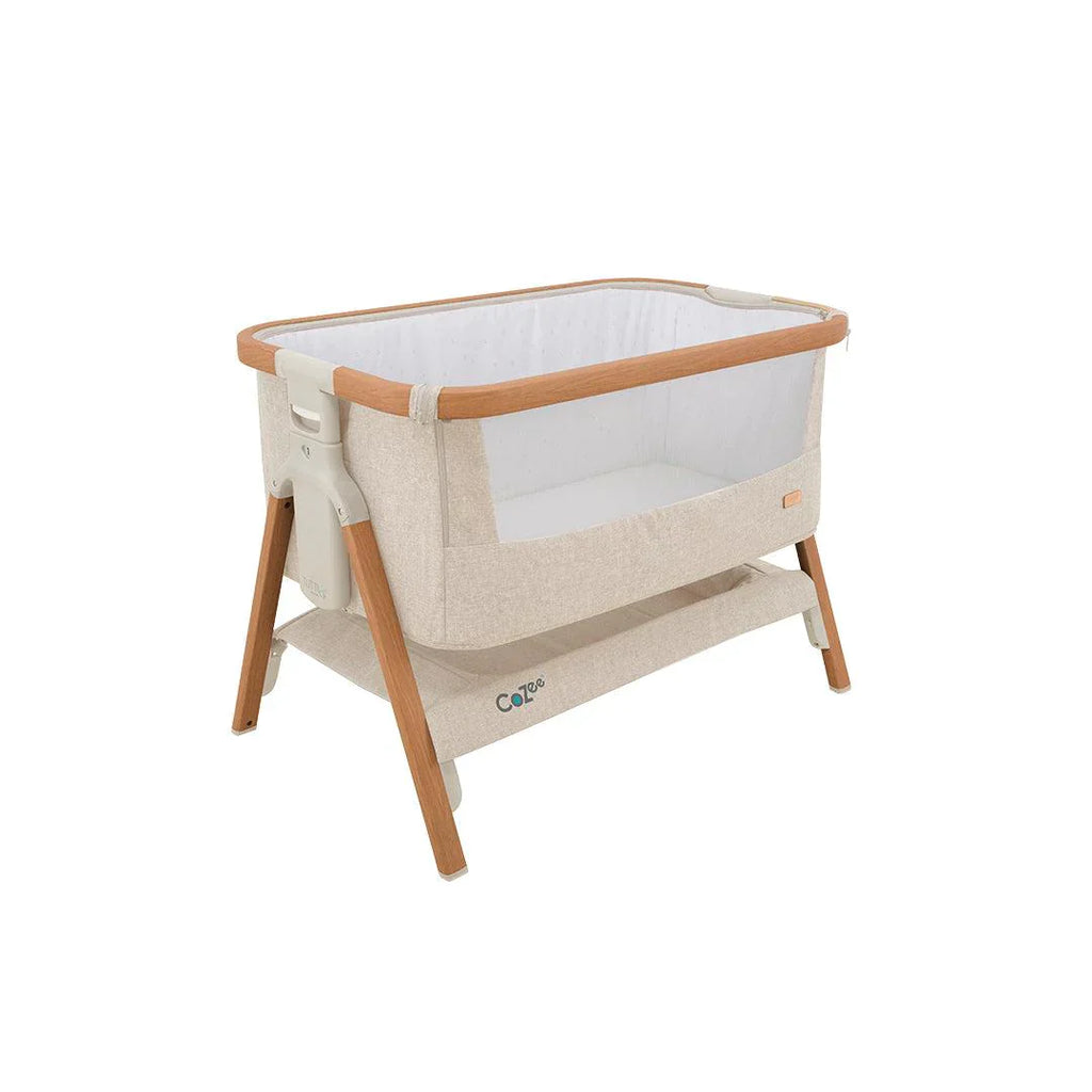 Tutti Bambini CoZee Bedside Crib - Walnut & Ecru