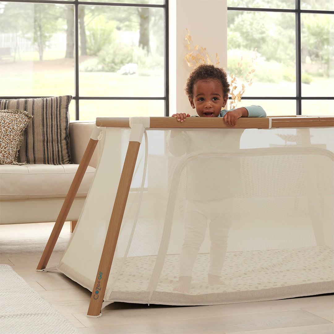 Tutti Bambini CoZee Go Day & Night Bundle - Walnut & Ecru
