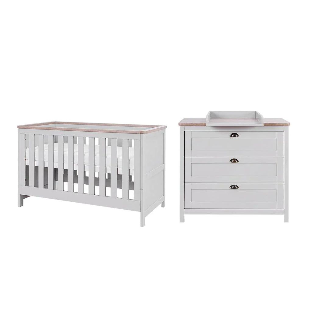 Tutti Bambini Verona 2 Piece Room Set - Dove Grey/Oak