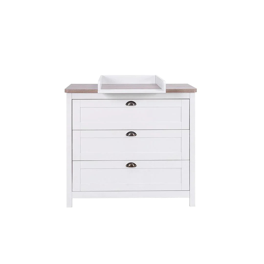 Tutti Bambini Verona 3 Piece Room Set - White/Oak