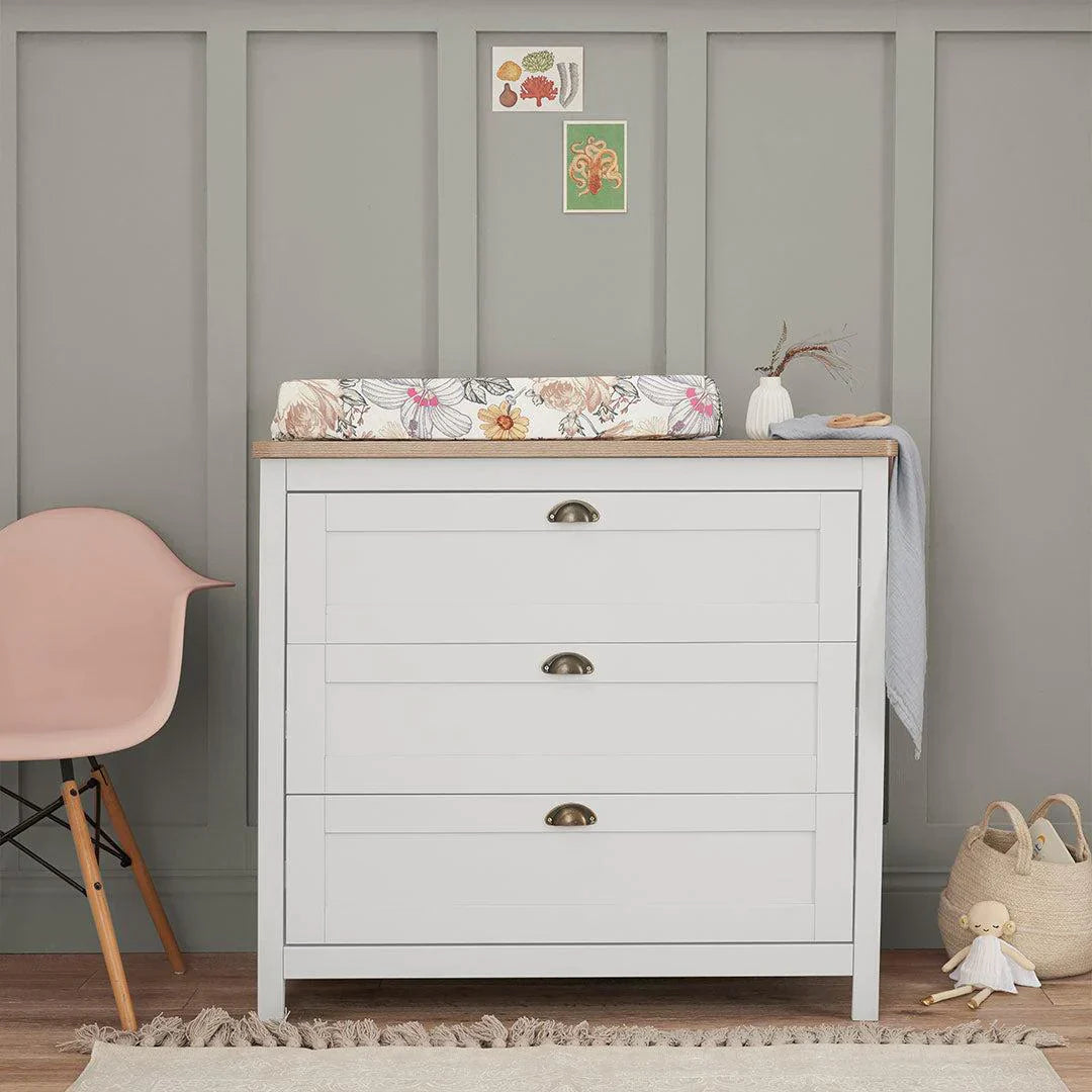 Tutti Bambini Verona 3 Piece Room Set - White/Oak