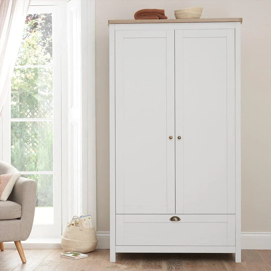Tutti Bambini Verona 3 Piece Room Set - White/Oak